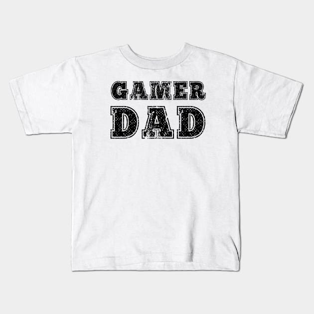 Gamer Dad Kids T-Shirt by euheincaio